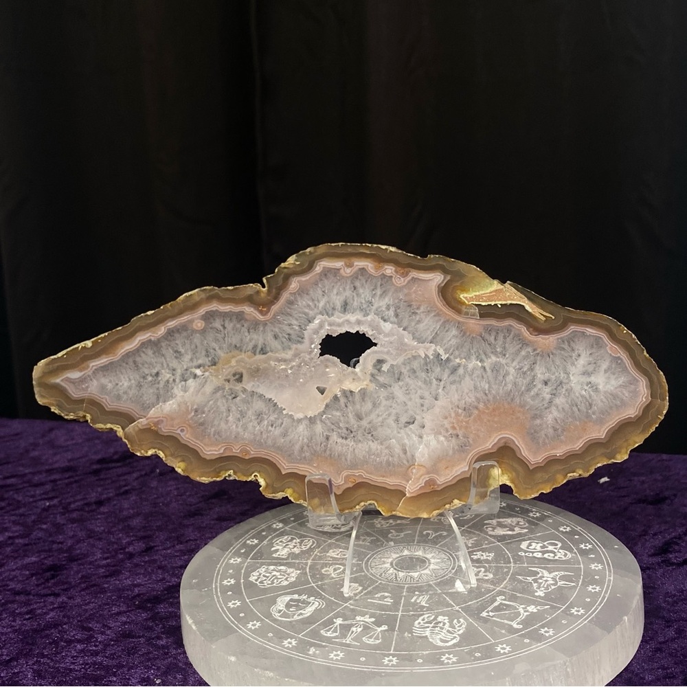 Agate Slice ⚪️🌙⚪️